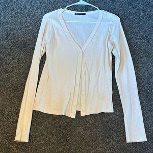 BM Pointelle Heart cardigan